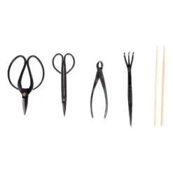 Werkzeugset Für Die Bonsaipflege, 5-teilig, Mit Aufbewahrungstasche -Madison Verkäufe 0220401215 Werkzeugetui Scheren Kralle Zange Pinzette Staebchen 2