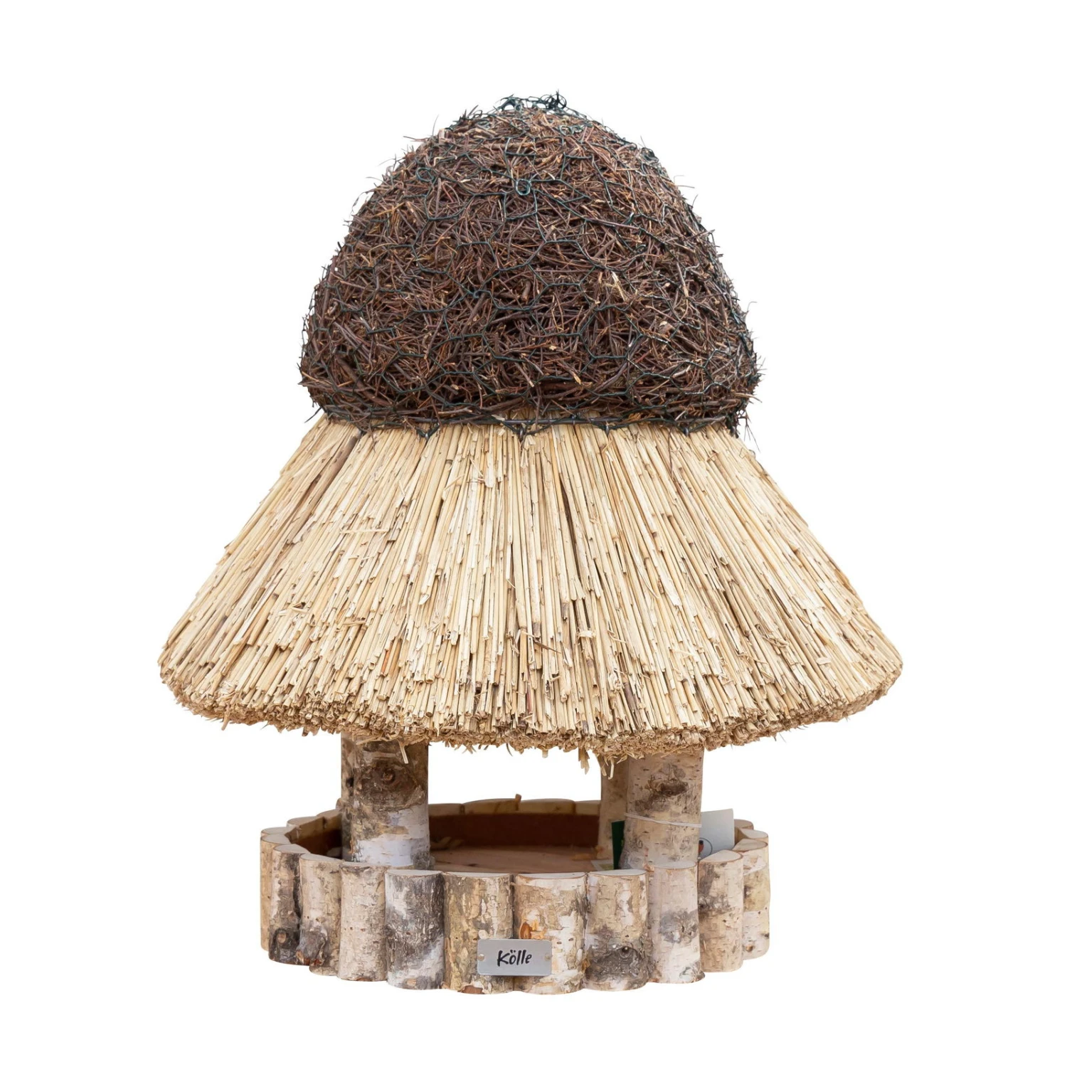 Kölle Reet Vogelhaus Amrum, Birke-natur, Höhe 58 Cm 3 Kölle Reet Vogelhaus Amrum, Birke-natur, Höhe 58 Cm