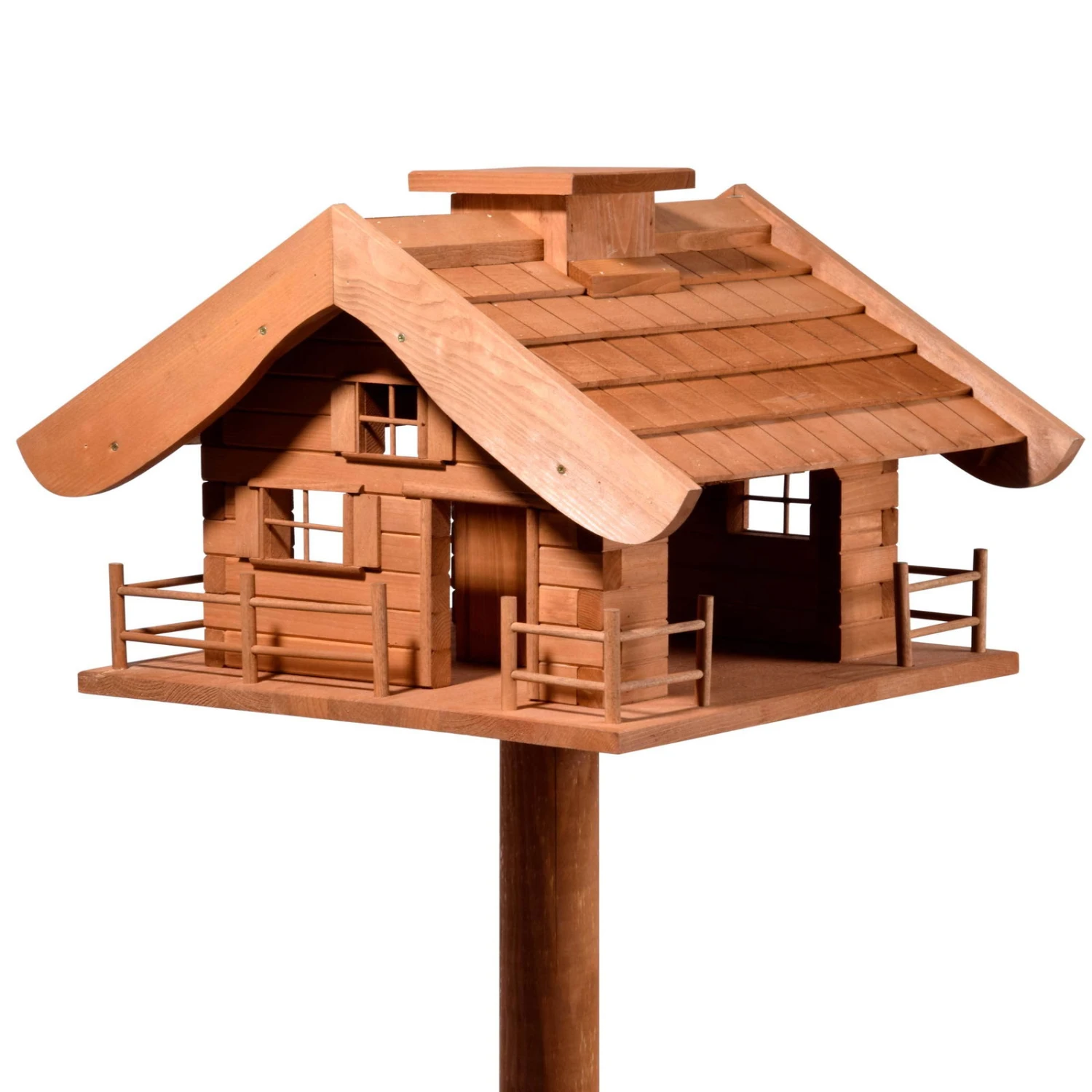 Vogelfutterhaus Almhütte Mit Liebevollen Details, Inkl. Ständer, FSC®, Ca. 56 X 46 X 35,5 Cm 3 Vogelfutterhaus Almhütte Mit Liebevollen Details, Inkl. Ständer, FSC®, Ca. 56 X 46 X 35,5 Cm