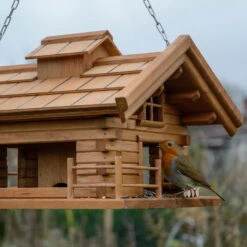 Vogelfutterhaus 'Almhütte 2.0', Braun, Holz -Madison Verkäufe 0910101449 Vogelfutterhaus Almhuette 6 96590