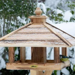 Kiefer-Vogelhaus 'Heat', Geflammt, 49 X 49 X 39 Cm -Madison Verkäufe 0910101501 Vogelfutterhaus Heat 2 118880