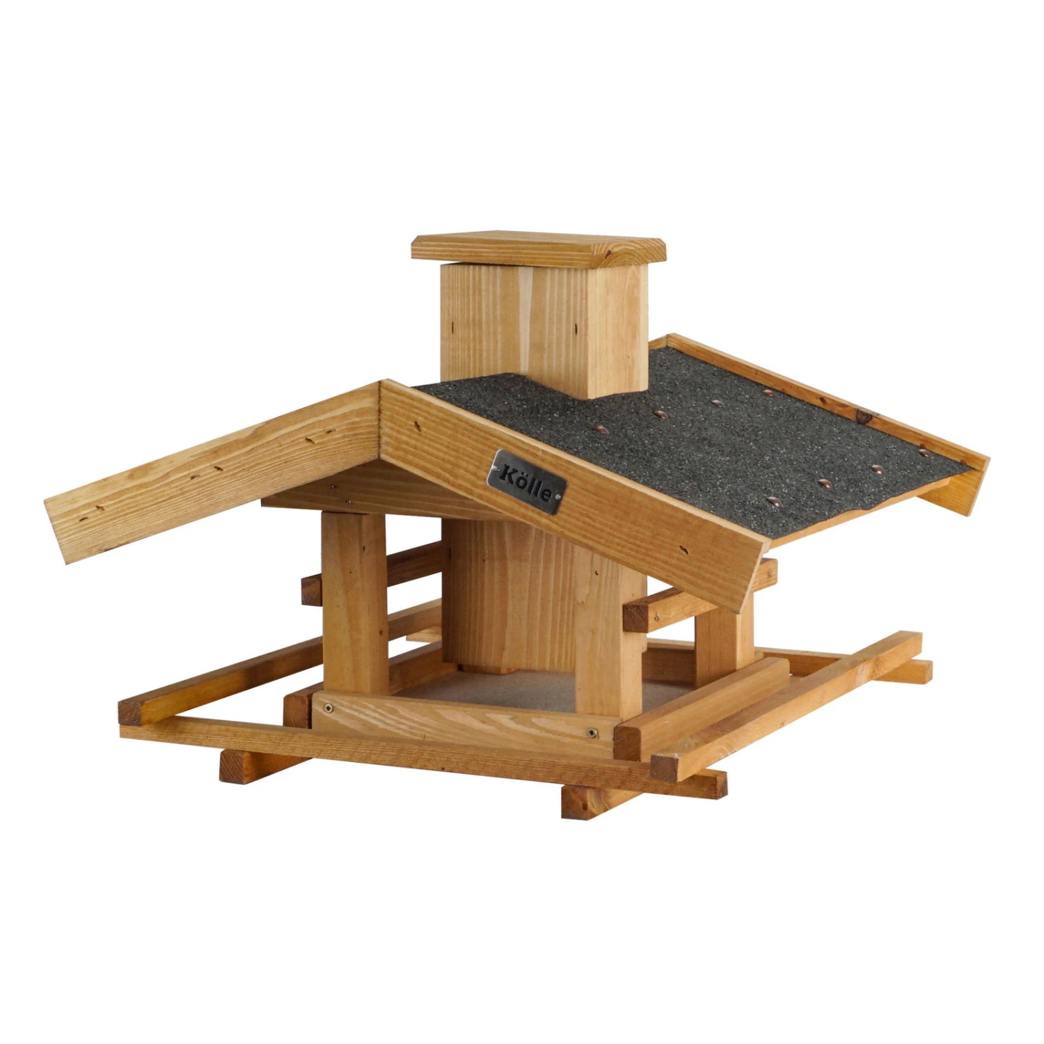 Futterspender, Schwarz/hellbraun, Ca. 47 X 45 X 24/29 Cm 3 Futterspender, Schwarz/hellbraun, Ca. 47 X 45 X 24/29 Cm