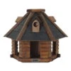Vogelfutterhaus, Walnussbraun, 45 X 34 Cm -Madison Verkäufe 0910101510 koelle vogelfutterhaus kiefernholz 116639