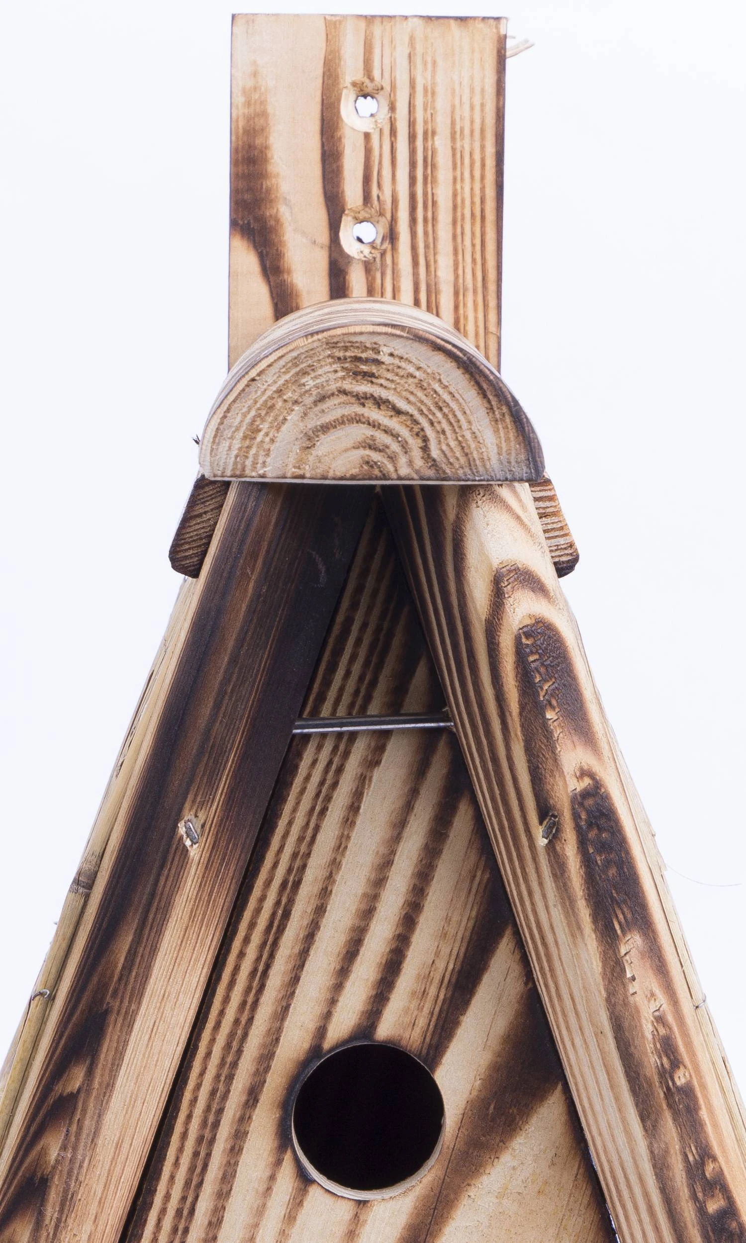 Kölle Nistkasten Aus Fichtenholz Mit Strohdach, Zwei Einfluglöcher 4 Kölle Nistkasten Aus Fichtenholz Mit Strohdach, Zwei Einfluglöcher – Bild 2