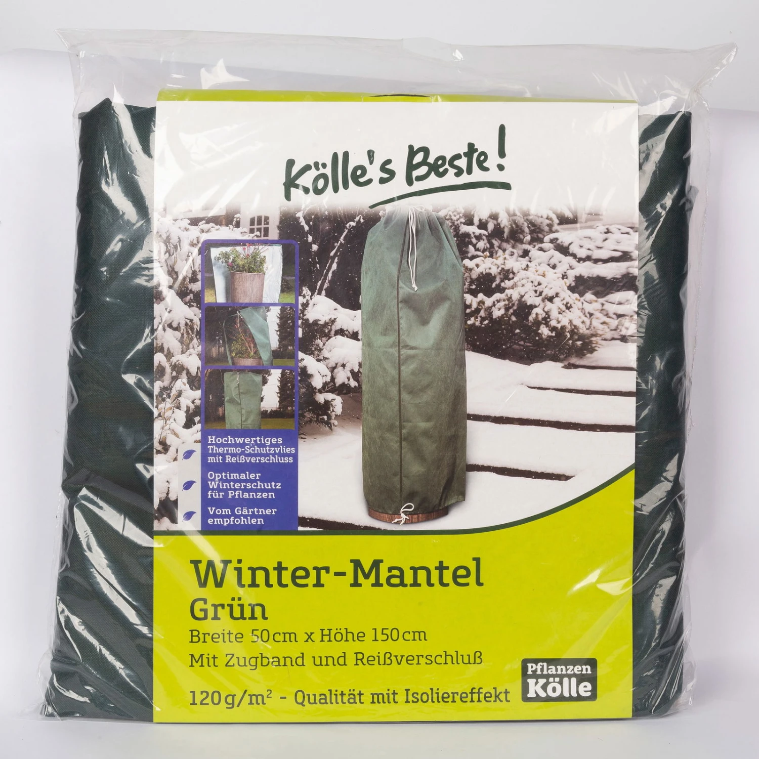 Kölle's Beste Winter-Mantel Grün, 50 X 150 Cm 3 Kölle's Beste Winter-Mantel Grün, 50 X 150 Cm