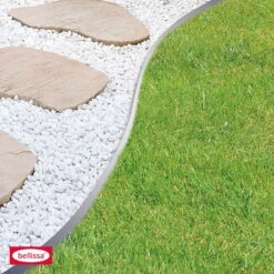 Rasenkante, Silber, Stahl, 118 X 19,5 Cm -Madison Verkäufe 0910301041 Rasenkante Metall verzinkt 5 109346