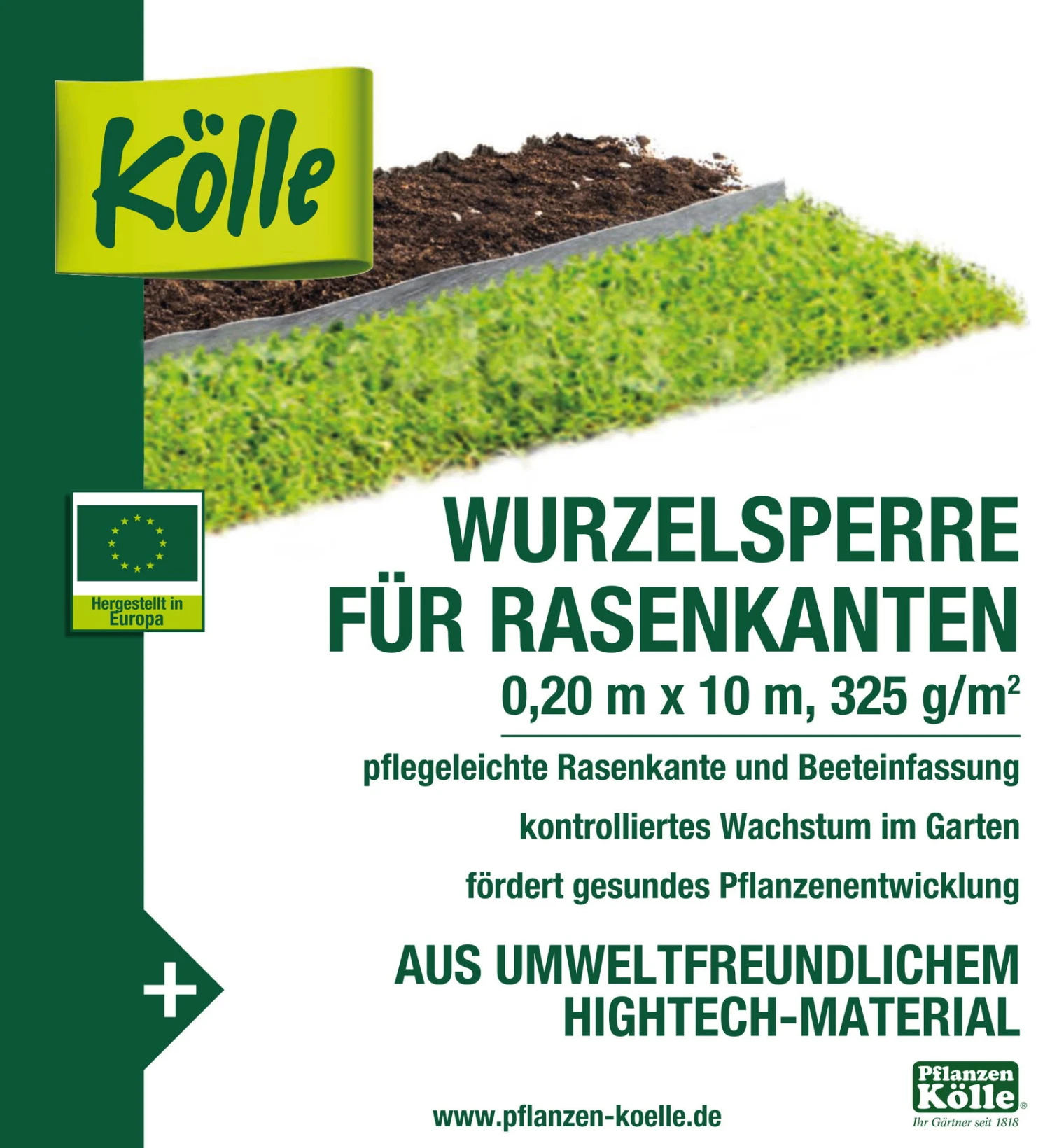 Kölle Wurzelsperre Für Rasen 0,2x10 M 6 Kölle Wurzelsperre Für Rasen 0,2x10 M – Bild 4