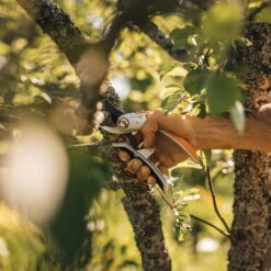 Fiskars Schere 'Plus PowerLever', Schwarz/orange -Madison Verkäufe 0920300707 Plus PowerLever Metall Bypass Gartenschere 3 106801