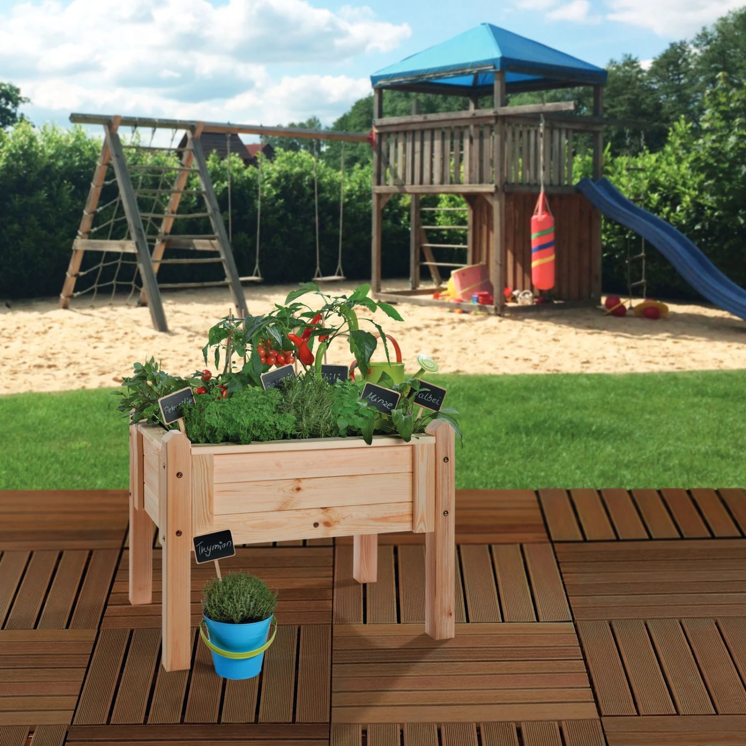 Kinderhochbeet 'Sophia', Naturbelassen, Ca. 70 X 50 X 56 Cm 6 Kinderhochbeet 'Sophia', Naturbelassen, Ca. 70 X 50 X 56 Cm – Bild 4