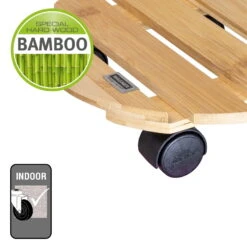 Multi Roller Bambus, 100 Kg Tragkraft, Ø 29 Cm -Madison Verkäufe 0920600474 multi roller bambus hell 5 116669