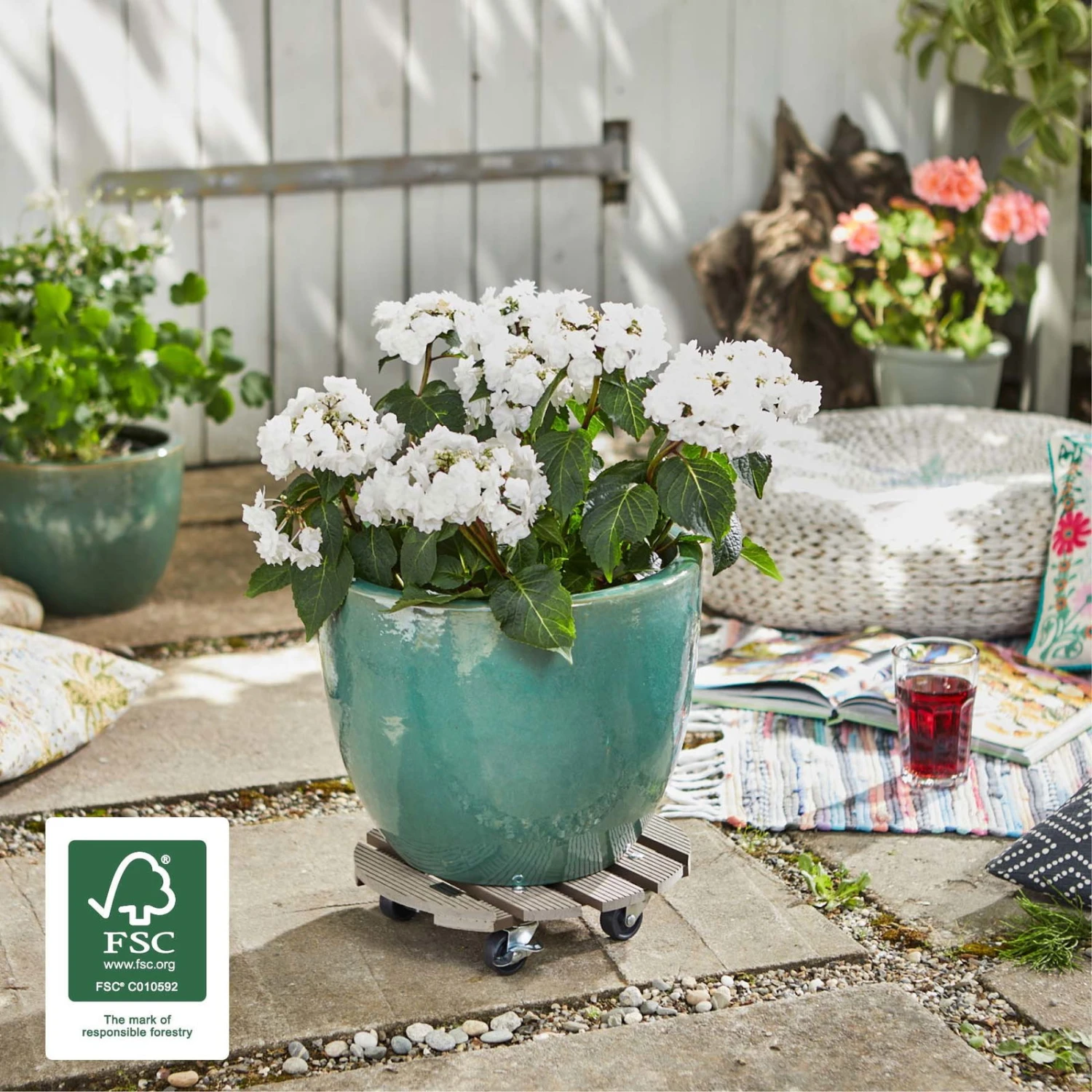 Multi Roller WPC, Tragkraft 100 Kg, Taupe, Ca. 7 X 29 X 29 Cm 4 Multi Roller WPC, Tragkraft 100 Kg, Taupe, Ca. 7 X 29 X 29 Cm – Bild 2