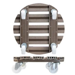 Multi Roller WPC, Tragkraft 150 Kg, Taupe, Ca. 11 X 39 X 39 Cm -Madison Verkäufe 0920600508 multi roller wpc taupe 1 116703