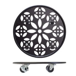 Pflanzenroller GH0936/0937, Tragkraft 100 Kg, Schwarz, Ø 30 Cm -Madison Verkäufe 0920600520 pflanzenroller 6 116740