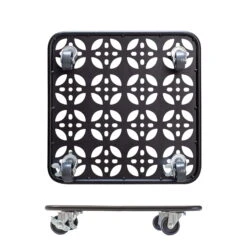 Pflanzenroller GH0936/0937, Tragkraft 80 Kg, Schwarz, Ø 30 Cm -Madison Verkäufe 0920600521 pflanzenroller 1 116751