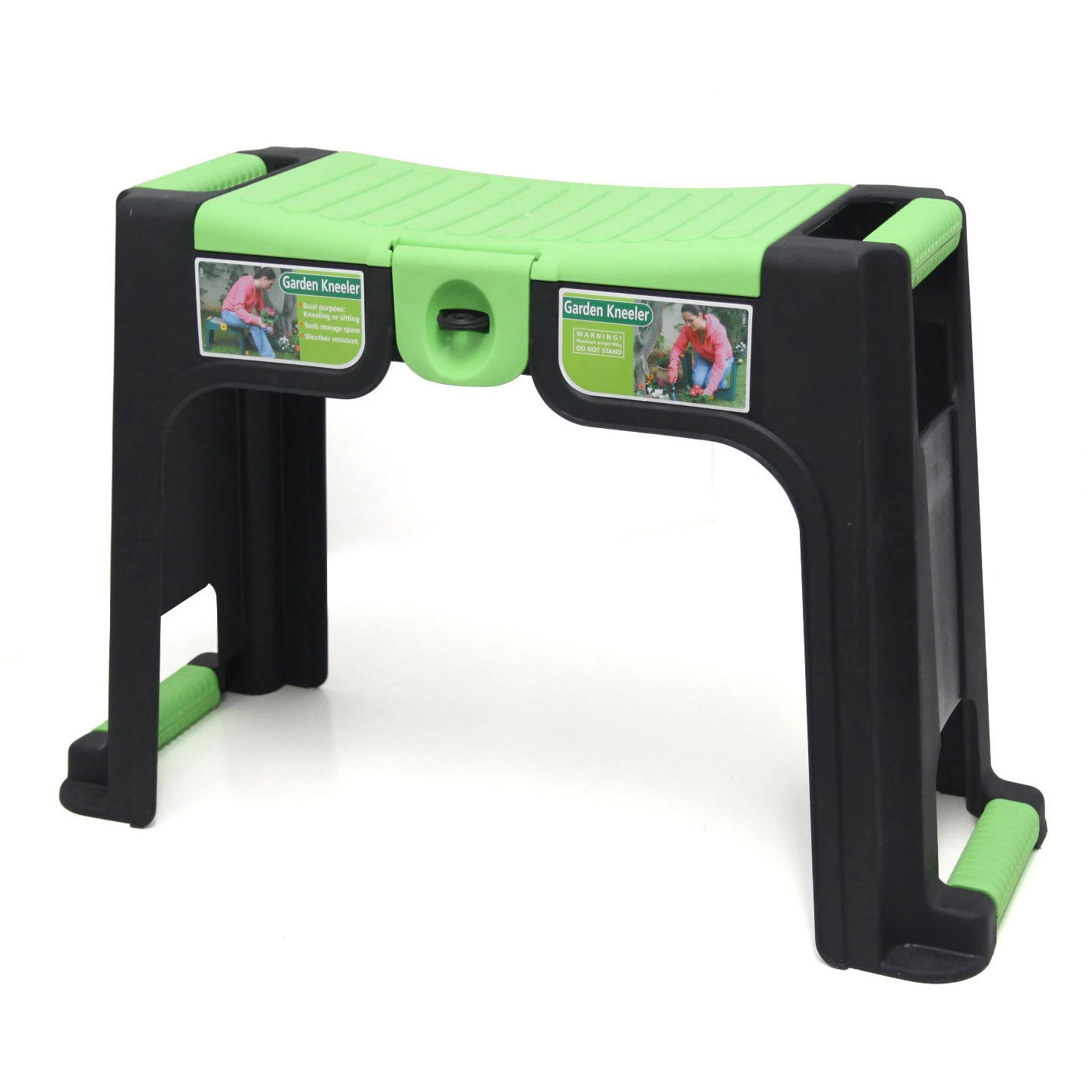 Gartenhocker Mit Staufach, Tragkraft 100 Kg 5 Gartenhocker Mit Staufach, Tragkraft 100 Kg – Bild 3