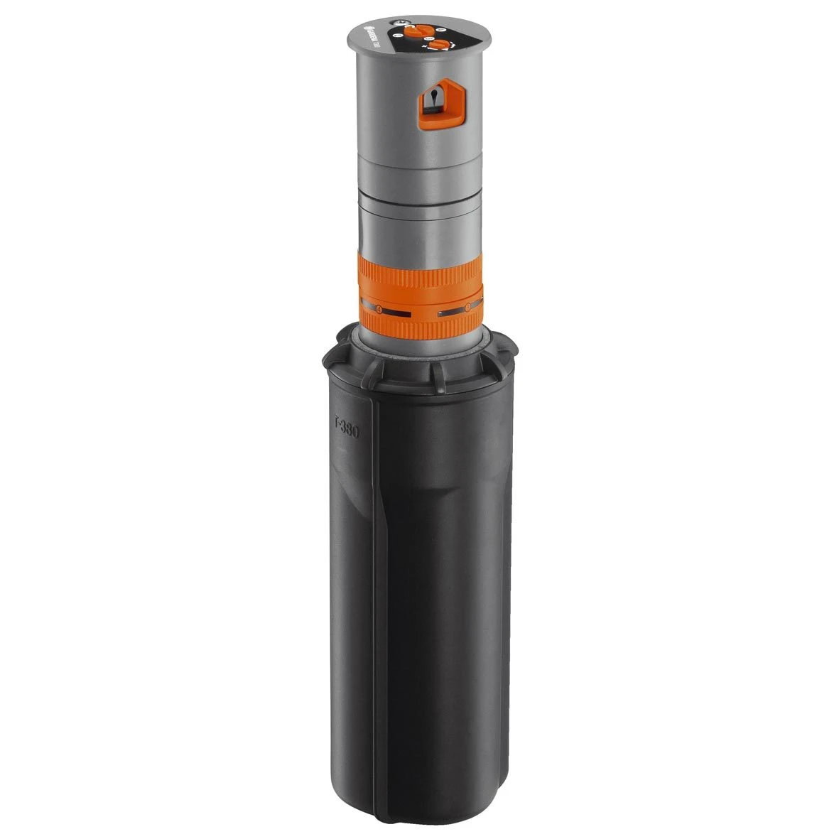 Turbinen-Versenkregner T 380, Gardena, Wurfweite 6-11 M, Winkel 25-360° 3 Turbinen-Versenkregner T 380, Gardena, Wurfweite 6-11 M, Winkel 25-360°
