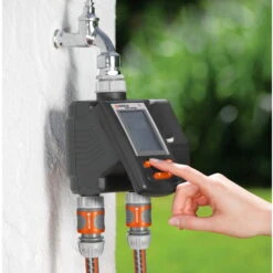 Bewässerungscomputer, Gardena, 2 Gartenbereiche, 3 Vorgänge Täglich -Madison Verkäufe 0930101137 Bewaesserungscomputer MultiControl duo 3 61567