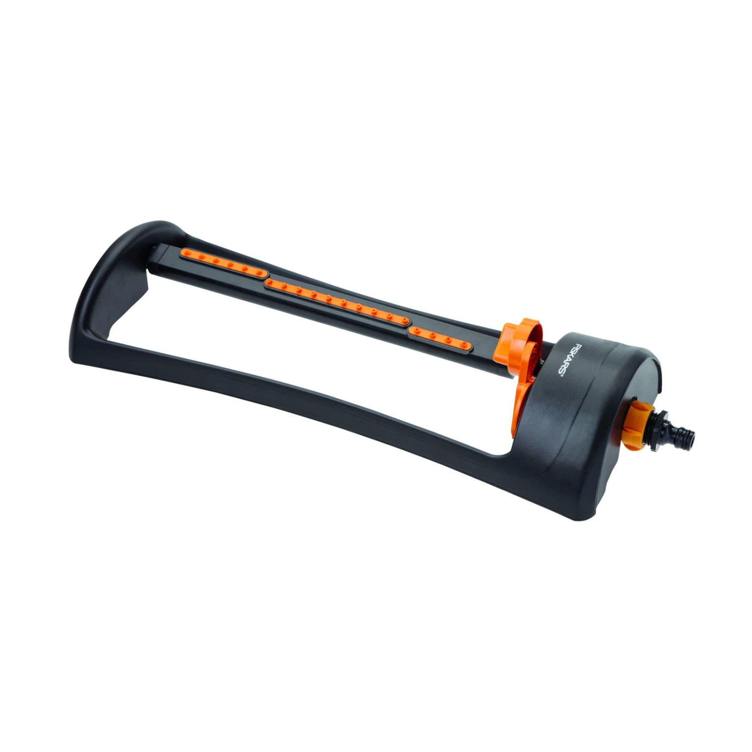 Fiskars Wassersparender Sprinkler, 20 % Weniger Wasserverbrauch, Schwarz-orange 4 Fiskars Wassersparender Sprinkler, 20 % Weniger Wasserverbrauch, Schwarz-orange – Bild 2