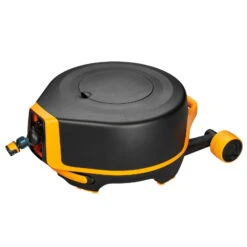 Fiskars Schlauchwagen Waterwheel Automatik XL, Für ½'-5/8", Schlauchdüse, Rasenspieß, Schwarz-orange 9 Fiskars Schlauchwagen Waterwheel Automatik XL, Für ½'-5/8", Schlauchdüse, Rasenspieß, Schwarz-orange -Madison Verkäufe 0930200501 Schlauchwagen Automatik XL mit Raedern 360 78975