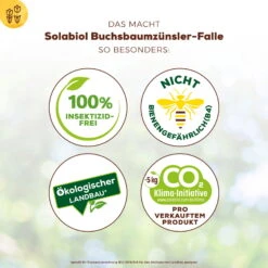 Solabiol Buchsbaumzünsler-Falle, Ausreichend Für Bis Zu 180 M² -Madison Verkäufe 0950200723 Buchsbaumzuensler Falle fuer bis zu 180qm Flaeche 3 107234