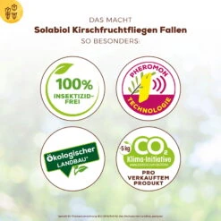 Solabiol Kirschfruchtfliegenfalle, 5er-Pack -Madison Verkäufe 0950200760 Solabiol Kirschfruchtfliegenfalle 5Stueck 2 107241