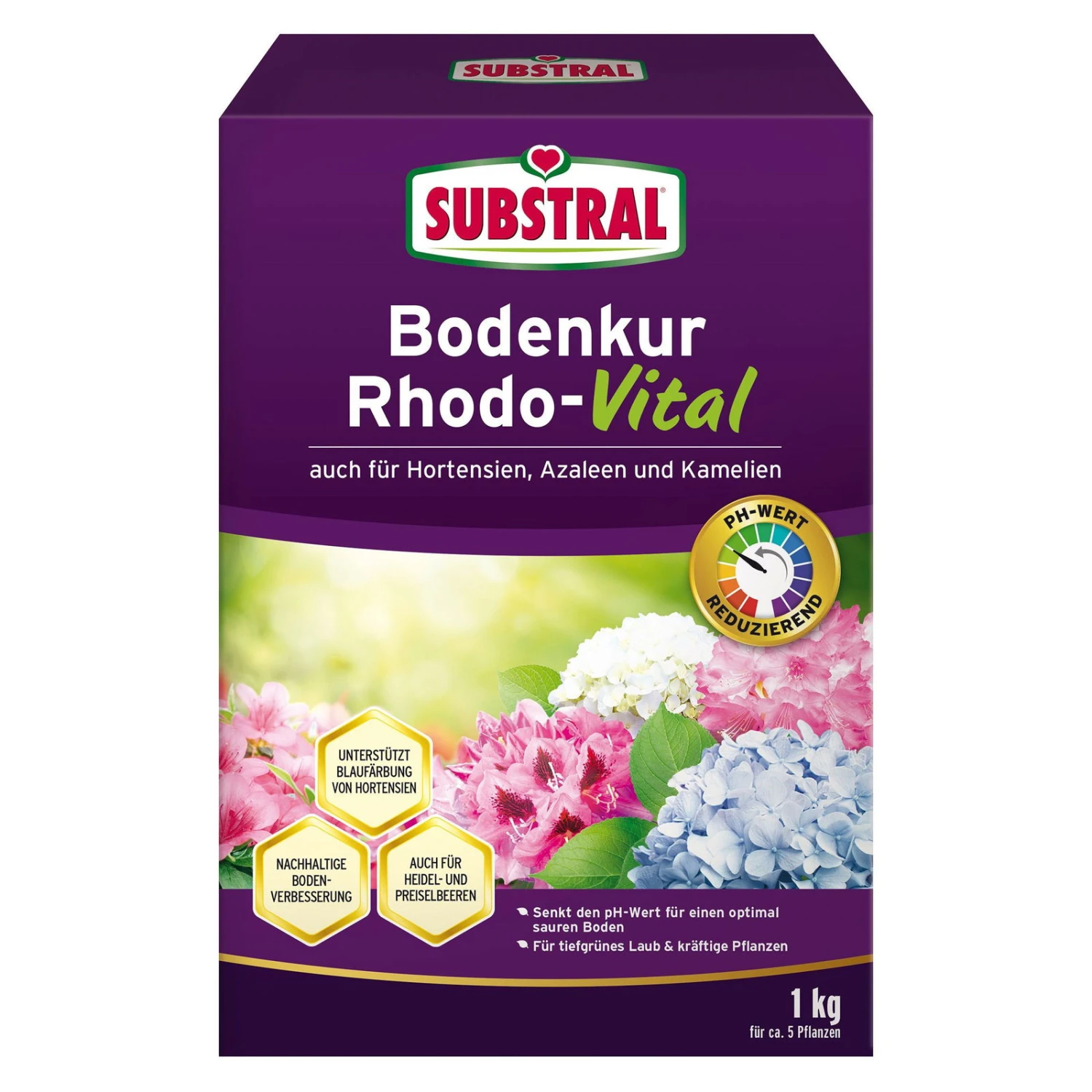 Bodenkur Rhodo-Vital Für Hortensien, Azaleen & Kamelien, 1 Kg 3 Bodenkur Rhodo-Vital Für Hortensien, Azaleen & Kamelien, 1 Kg