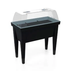 Hochbeet Mit Deckel, Anthrazit, Ca. 80 X 40 X 88 Cm -Madison Verkäufe 0980250095 Hochbeet mBeinen und Deckel anthrazit 80x40x88cm 48944