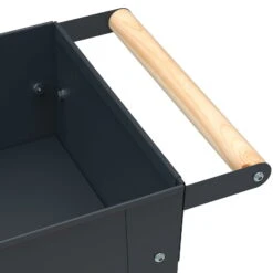 Hochbeet-Trolley Mit Rädern, Anthrazit, Metall, 75 X 35 X 80 Cm, 47 L -Madison Verkäufe 0980250141 Urban Garden Trolly auf Raedern anthrazit 2 84500
