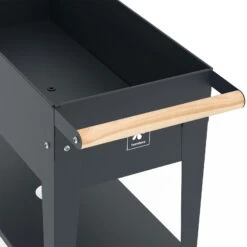 Hochbeet-Trolley Mit Rädern, Anthrazit, Metall, 75 X 35 X 80 Cm, 47 L -Madison Verkäufe 0980250141 Urban Garden Trolly auf Raedern anthrazit 5 84497
