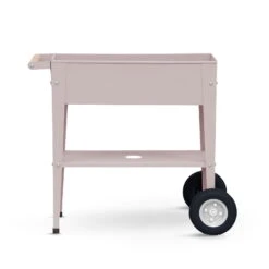 Hochbeet-Trolley Mit Rädern, Taupe, Metall, 75 X 35 X 80 Cm, 47 L -Madison Verkäufe 0980250143 Urban Garden Trolly auf Raedern taupe 6 84521