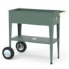 Hochbeet Urban Garden Trolley, Grün, 75 X 35 X 80 Cm -Madison Verkäufe 0980250161 Urban Garden Trolley auf Raedern Oak Green 1 108092