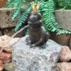 Gartenfigur "Froschkönig Ratomir" Mit Vergoldeter Krone Von Rottenecker, Bronze, Höhe: 17 Cm -Madison Verkäufe 0980305922 Froschkoenig Ratomir wsp mit vergoldeter Krone 17cm 55980