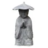 Mönch Betend Stehend, Grau, Steinguss, 60 X 27 X 22 Cm -Madison Verkäufe 0980306178 stehender Moench betend mit Hut 1 100493