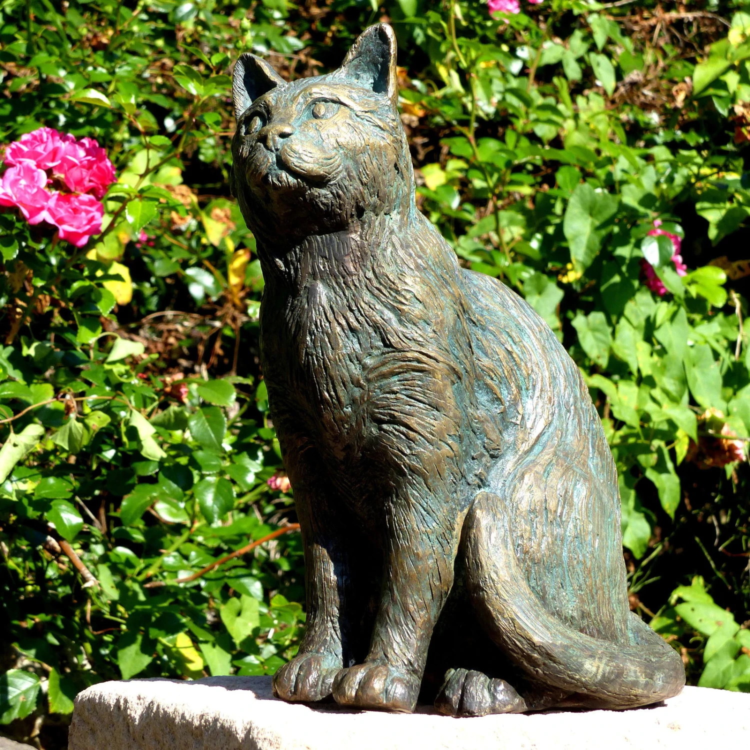Rottenecker Bronze-Katze, Mittelgroß, Sitzend, 25 X 13 X 23 Cm 3 Rottenecker Bronze-Katze, Mittelgroß, Sitzend, 25 X 13 X 23 Cm