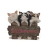 Katzen-Willkommensschild, H 25 X T 8 X B 28 Cm -Madison Verkäufe 0980306777 Katzen Willkommen H25 x B28 x T8 cm 122171