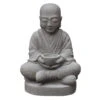 Buddha-Statue, Trockensteinguss, 33 X 30 X 54 Cm
