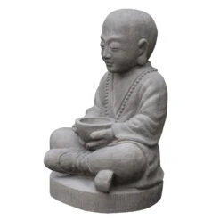 Buddha-Statue, Trockensteinguss, 33 X 30 X 54 Cm -Madison Verkäufe 0980306820 buddha statue aus trockensteinguss 3 123365