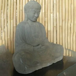 Buddha-Statue, Trockensteinguss, 53 X 40 X 65 Cm -Madison Verkäufe 0980306821 buddha aus trockensteinguss 3 123370