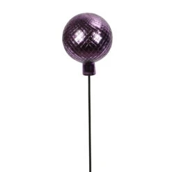 Gartenstecker Gals-Kugel, Flieder, Höhe Ca. 115 X Ø 19 Cm -Madison Verkäufe 0980404421 Kugel a Stab flieder H19 cm 115cm Stab Glas 118966