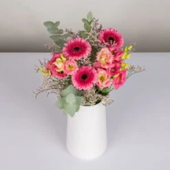 Gemischter Blumenbund 'Glücksmoment' Inkl. Gratis Grußkarte 7 Gemischter Blumenbund 'Glücksmoment' Inkl. Gratis Grußkarte -Madison Verkäufe 1025700003 DIY Mixbund Gluecksmoment Gerbera Lisianthus Euka Statice 2 94526