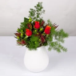 Blumenbund Rose 'Espana' Mit Zierspargel, Mit Gratis Grußkarte -Madison Verkäufe 1025700026 Strauss Rosen Espana 1 102758