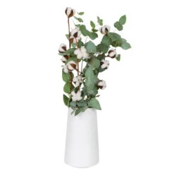 Eukalyptus Getrocknet Und Baumwolle, 2er-Set -Madison Verkäufe 1055300002 Euca natur Baumwolle 2er Set 83031