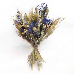 Trockenblumen DIY-Set, Natur-blau, Länge Ca. 60 Cm -Madison Verkäufe 1055300014 Trockenblumen DIY Box blau gemischt WS 1 95065