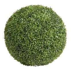 Buchskugel Aus Kunststoff, Kunstpflanze, Grün, Ø Ca. 45 Cm