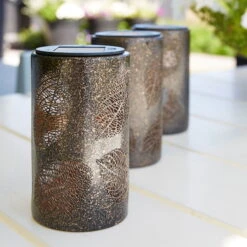 Solarleuchte Blatt, Antik Bronze, 9,0 X 9,0 X 15,3 Cm 9 Solarleuchte Blatt, Antik Bronze, 9,0 X 9,0 X 15,3 Cm -Madison Verkäufe 2950100547 Solar Lampe Blatt 4 90063