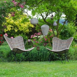 Bistro-Set 'Butterfly', 3-tlg., Braun -Madison Verkäufe 2950100589 2950100670 2950100680 2950100686 2950100689 3910302628 113717