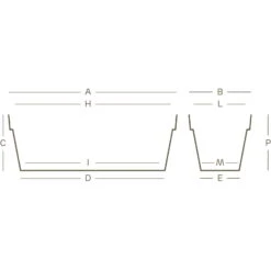 Euro 3 Plast Pflanzkübel Mitu Pac Mit Loch, Taupe -Madison Verkäufe 3210103183 Pflanzkuebel Pflanzkasten Mitu Pac technische Zeichnung 111243 1