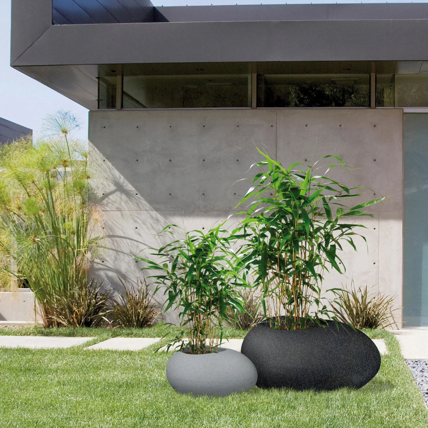 Pflanzstein Flow, Stony Grey, L 48 X B 38 X H 23 Cm 5 Pflanzstein Flow, Stony Grey, L 48 X B 38 X H 23 Cm – Bild 3