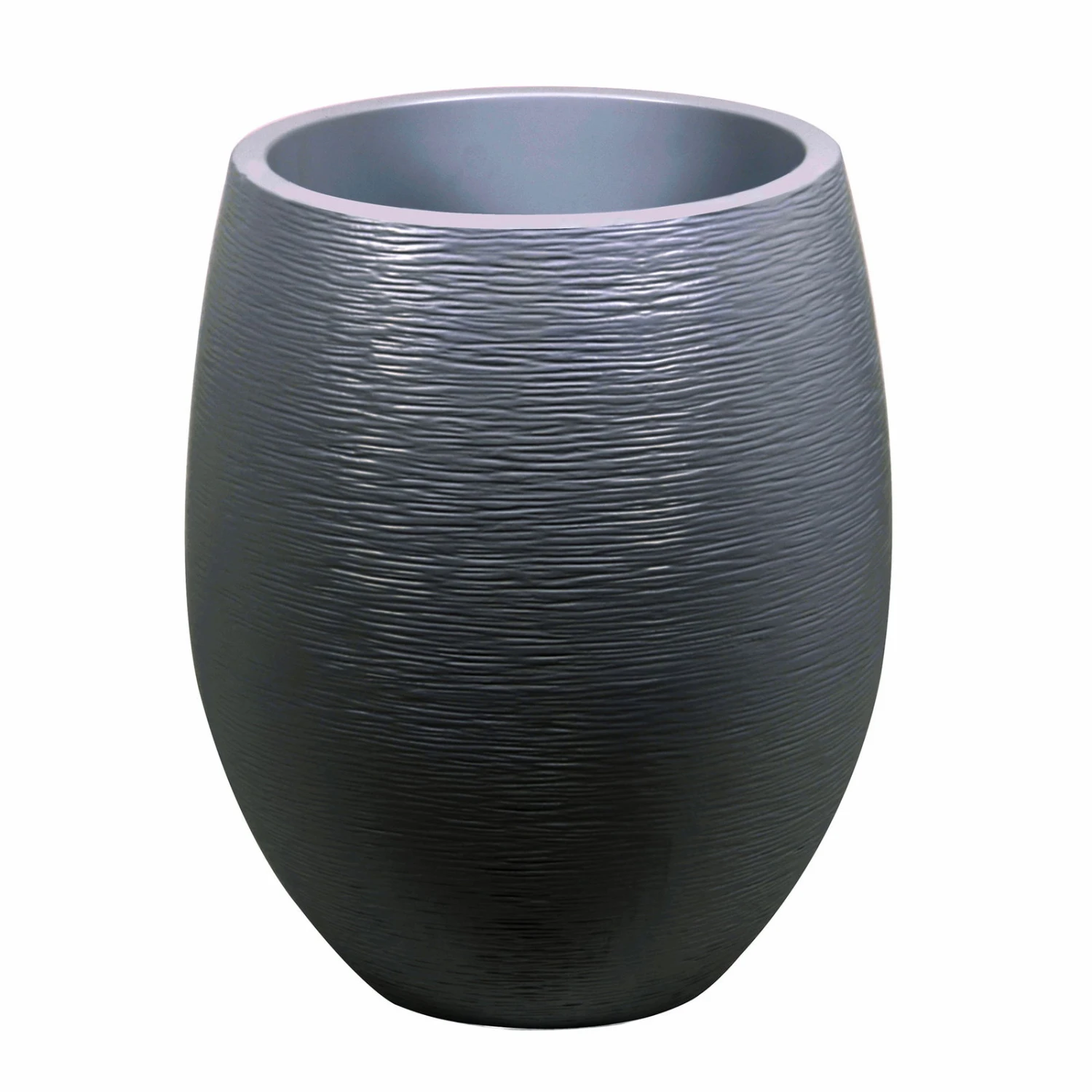 Pflanzgefäß Graphit Egg, Anthrazit, Wasserdicht, Robust 3 Pflanzgefäß Graphit Egg, Anthrazit, Wasserdicht, Robust