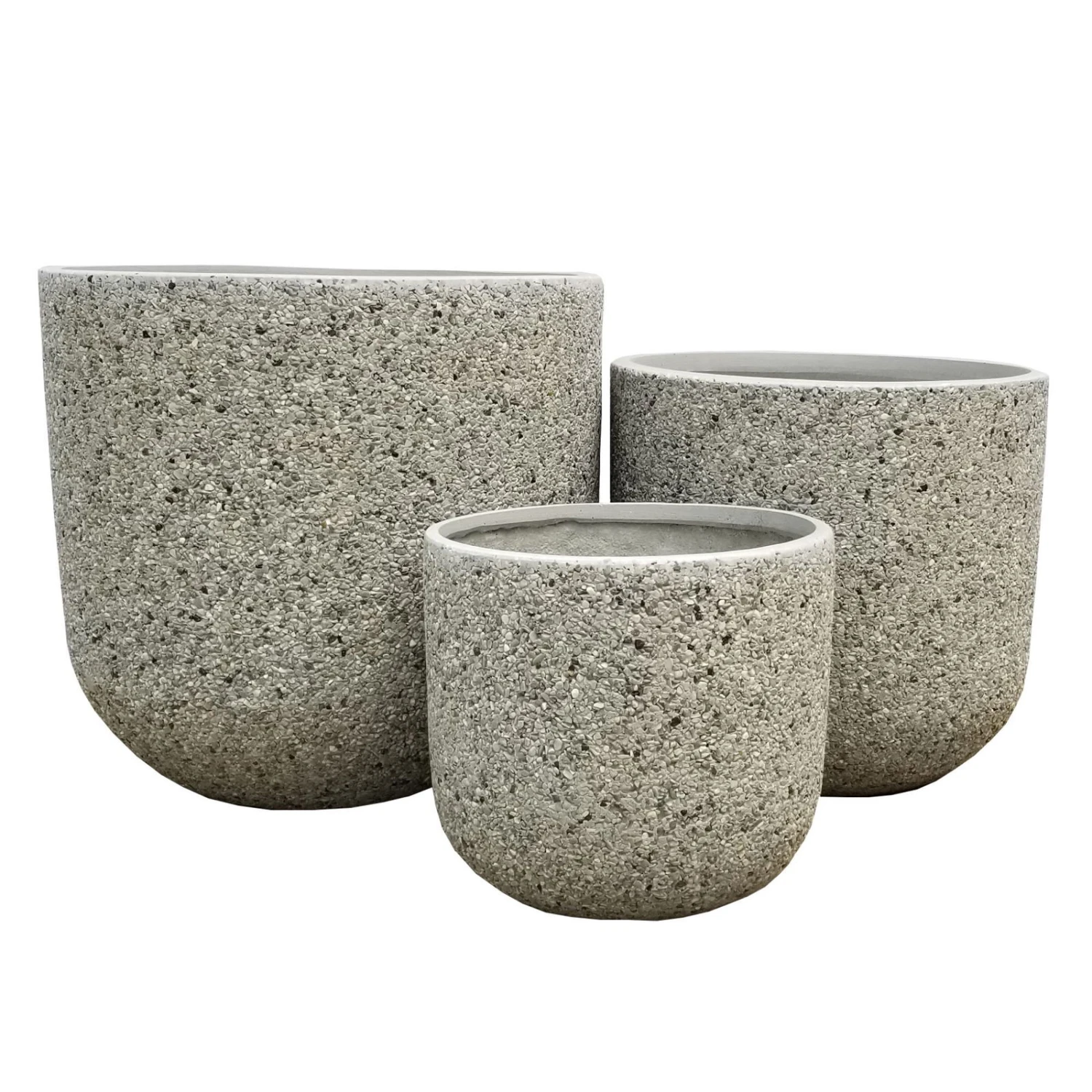 Pflanzgefäß 'Stromy', Beton 3 Pflanzgefäß 'Stromy', Beton